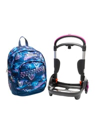 SEVEN GLOOMY HEART Trolley backpack, detachable - Backpack trolleys