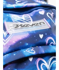 SEVEN GLOOMY HEART Trolley backpack, detachable Bluedeep - Backpack trolleys - 3