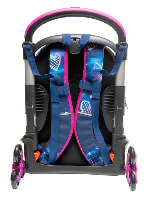 GLOOMY HEART Trolley backpack, detachable Bluedeep - Backpack trolleys