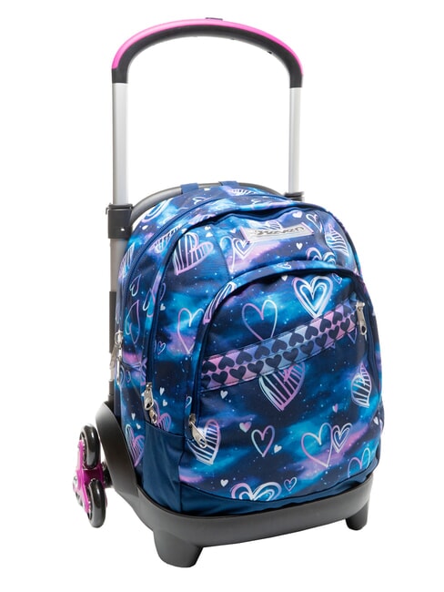 GLOOMY HEART Trolley backpack, detachable Bluedeep - Backpack trolleys