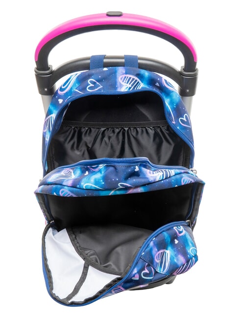 GLOOMY HEART Trolley backpack, detachable Bluedeep - Backpack trolleys