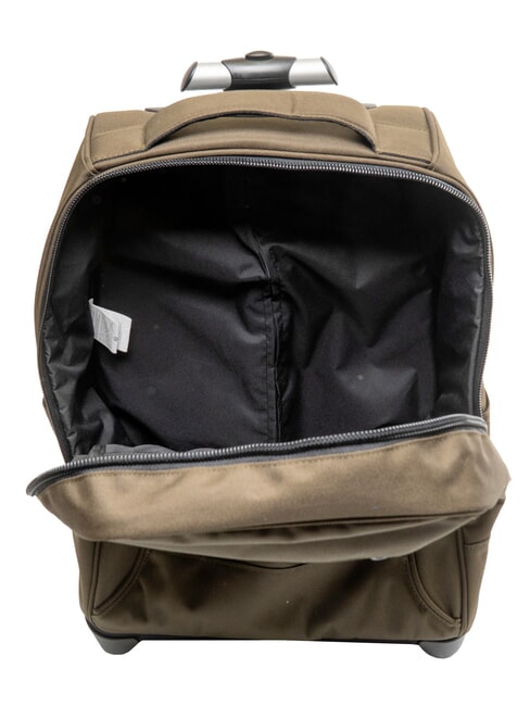 SOLID GRS 2-wheel trolley backpack, fixed green military - Backpack trolleys