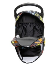 YUB FLASHY SIGN Backpack with trolley Black - Backpack trolleys - 7