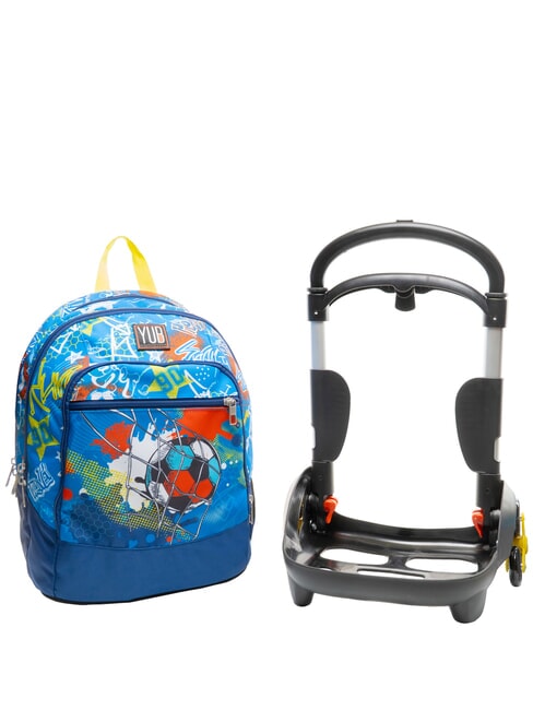FLASHY SIGN Backpack with trolley PINENEEDLE - Backpack trolleys