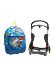 YUB FLASHY SIGN Backpack with trolley - Backpack trolleys