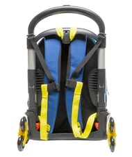 YUB FLASHY SIGN Backpack with trolley PINENEEDLE - Backpack trolleys - 4