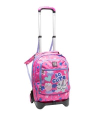 YUB HAYRIDE Backpack with trolley fuxiafluo - Backpack trolleys - 5