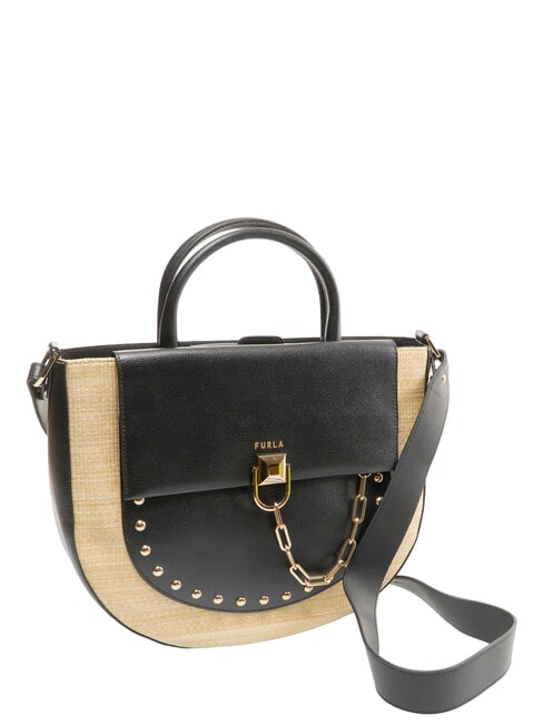 MISS MIMI Handbag, with shoulder strap desert + black - Women&rsquo;s Bags