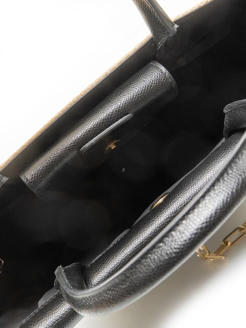 MISS MIMI Handbag, with shoulder strap desert + black - Women&rsquo;s Bags