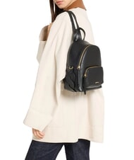 COCCINELLE CHARLOTTE Leather backpack Black - Women&rsquo;s Bags - 6