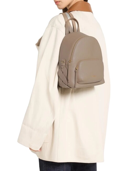 CHARLOTTE Leather backpack warm taupe - Women&rsquo;s Bags