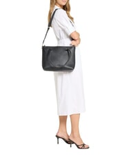 COCCINELLE MARINA Leather Shopping Bag Black - Women&rsquo;s Bags - 6