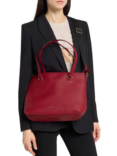 MARINA Leather Shopping Bag sangria - Women&rsquo;s Bags