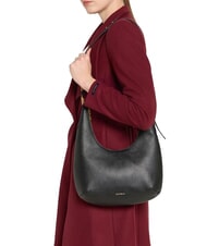 COCCINELLE SAGITTA Leather paper bag, leather Black - Women&rsquo;s Bags - 2