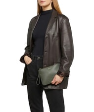 COCCINELLE LORINE Leather clutch bag seaweed - Women&rsquo;s Bags - 2