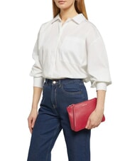 COCCINELLE LORINE Leather clutch bag sangria - Women&rsquo;s Bags - 2