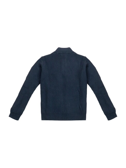 NEWPORT Wool blend sweater navy blue - Men's Sweaters