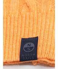 NORTH SAILS N|S Cable knit crew neck sweater orange spice - Men's Sweaters - 2
