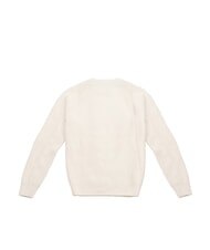 NORTH SAILS N|S Ribbed crew neck sweater Marshmallow - Men's Sweaters - 3