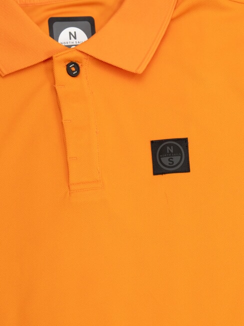 NORTH TECH Casual short-sleeved polo shirt papaya orange - Polo shirt
