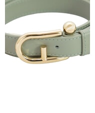 FURLA CAMPIONARIO - NUVOLA Leather shoulder strap agaveb - Accessories for bags - 3