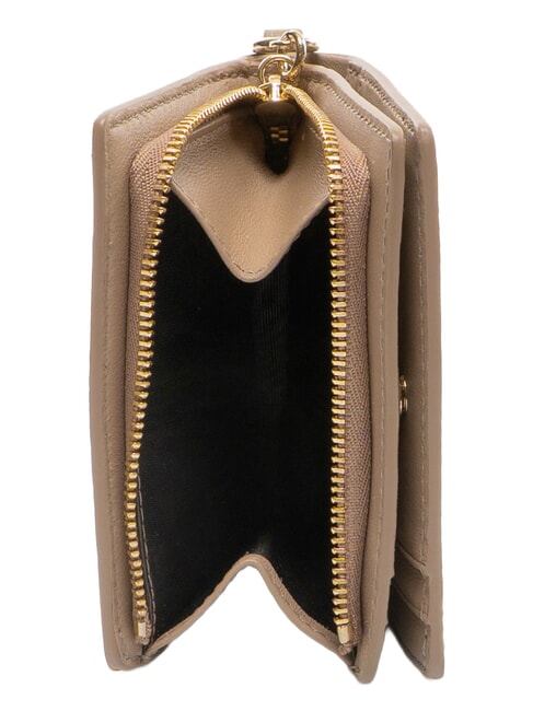 CAMPIONARIO - NUVOLA  Compact leather wallet greige - Women&rsquo;s Wallets