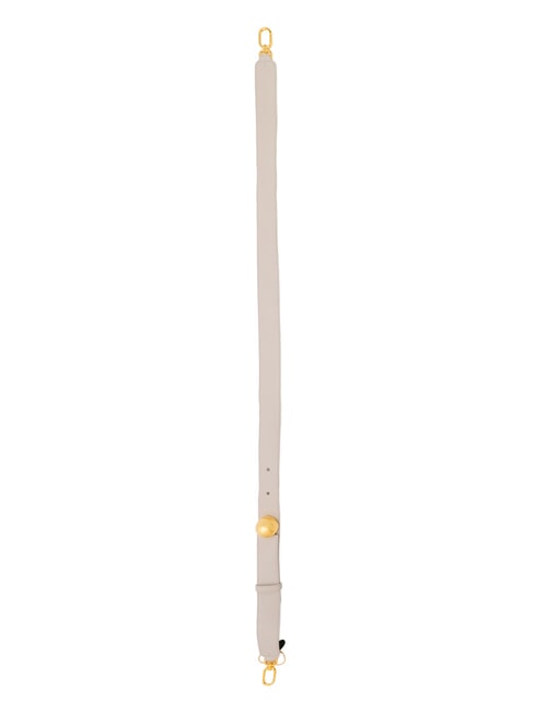 CAMPIONARIO - SFERA Leather shoulder strap vanilla - Accessories for bags