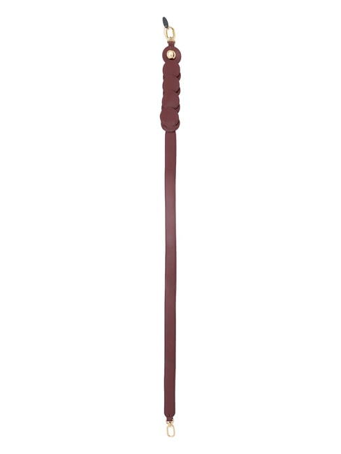 CAMPIONARIO - SFERA Leather shoulder strap Red currant - Accessories for bags