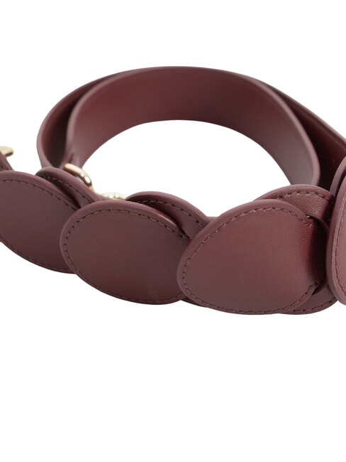CAMPIONARIO - SFERA Leather shoulder strap Red currant - Accessories for bags