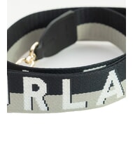 FURLA FIONA  Logoed shoulder strap black marble - Accessories for bags - 3