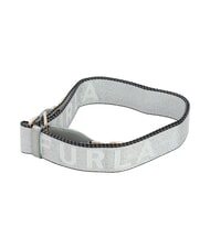 FURLA CAMPIONARIO - FIONA Logoed shoulder strap COLOR SILVER - Accessories for bags - 3