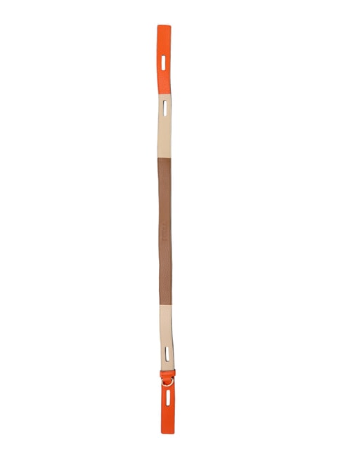CAMPIONARIO - GIOVE Leather shoulder strap cognac h+wheat+vitamin - Accessories for bags