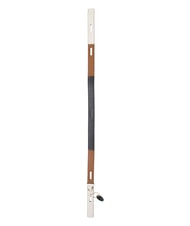 FURLA CAMPIONARIO - GIOVE Leather shoulder strap black+cognac h+marshmallow - Accessories for bags - 2