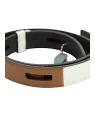 FURLA CAMPIONARIO - GIOVE Leather shoulder strap black+cognac h+marshmallow - Accessories for bags - 3