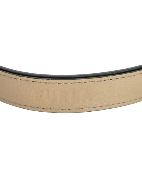 CAMPIONARIO - GIOVE Bag shoulder strap, leather greige+cognac h - Accessories for bags
