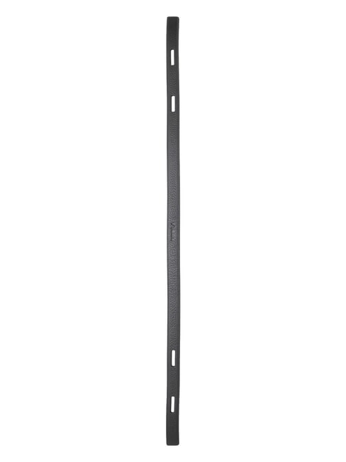 CAMPIONARIO - GIOVE Logoed shoulder strap, in leather black/marshmallow - Accessories for bags