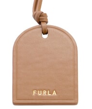 FURLA CAMPIONARIO - GIOVE Leather name tag cognac - Travel Accessories - 2