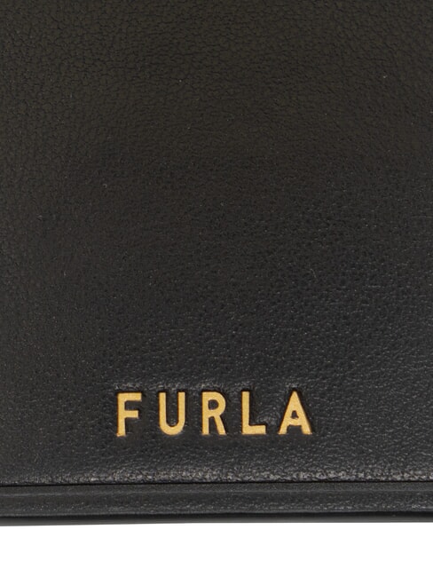 CAMPIONARIO - GIOVE Leather name tag Black - Travel Accessories