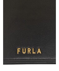 FURLA CAMPIONARIO - GIOVE Leather name tag Black - Travel Accessories - 2