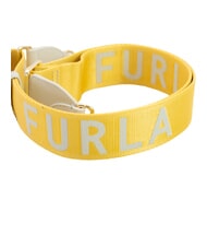 FURLA CAMPIONARIO - FIONA Logoed shoulder strap nectar + marshmallow - Accessories for bags - 3
