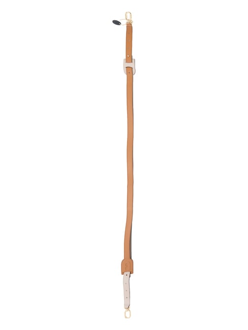 CAMPIONARIO - FIONA Bag shoulder strap, leather brandy + vanilla - Accessories for bags
