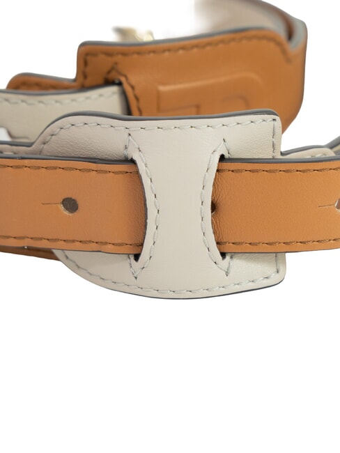 CAMPIONARIO - FIONA Bag shoulder strap, leather brandy + vanilla - Accessories for bags