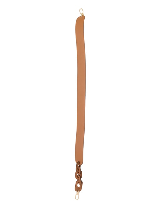 CAMPIONARIO - FIONA Leather shoulder strap brandy - Accessories for bags