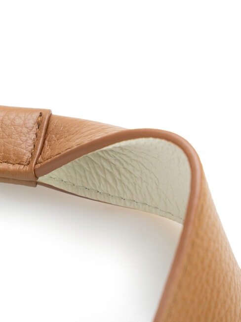 CAMPIONARIO - GIOVE Leather shoulder strap cognac h+marshmallow - Accessories for bags