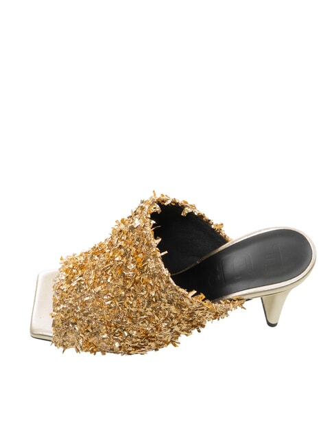 CAMPIONARIO - DIAMANTE  Sandals with rhinestones color gold + color light gold - Women&rsquo;s shoes