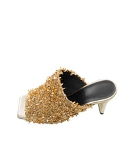 FURLA CAMPIONARIO - DIAMANTE  Sandals with rhinestones color gold + color light gold - Women&rsquo;s shoes - 4