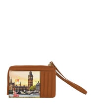 YNOT YESBAG Flat card holder with zip and wristlet yellow flower - Women&rsquo;s Wallets - 3