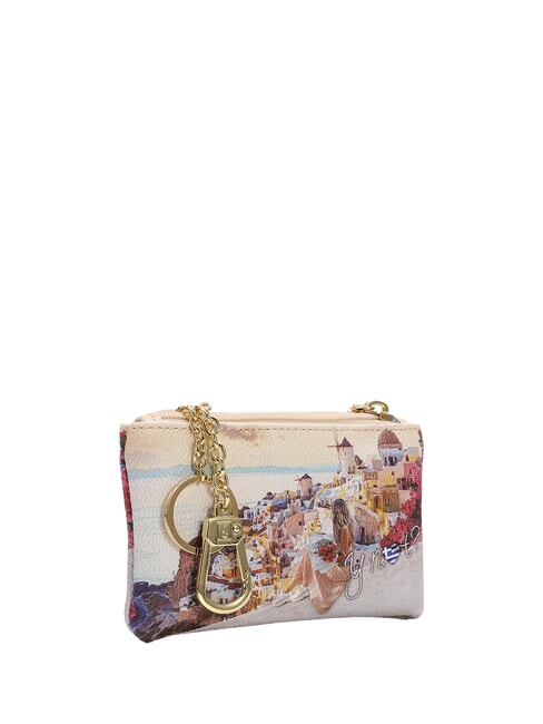 YESBAG Keychain pouch with zip Greece sunset - Key holders