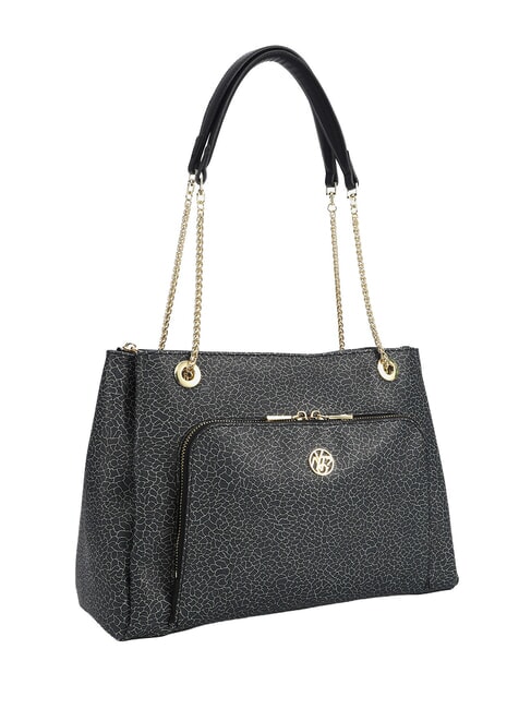 LUX Shoulder bag with chain handles BLACK - Women&rsquo;s Bags