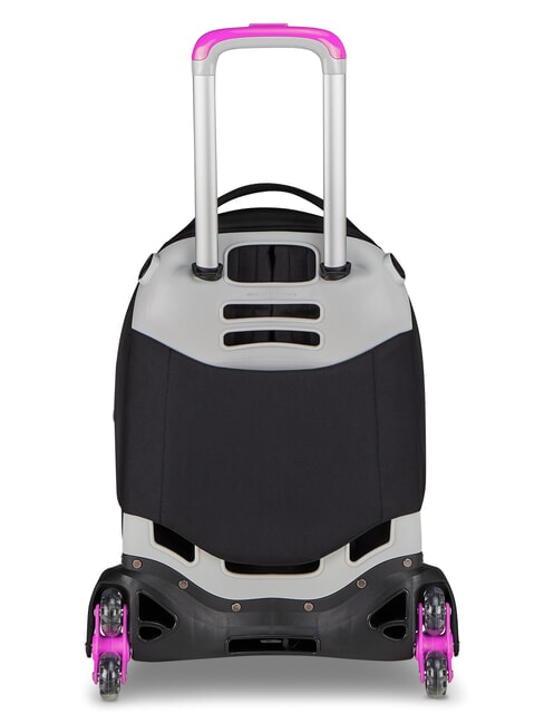 PLUMPY LINE GIRL Double-sided trolley backpack Black - Backpack trolleys